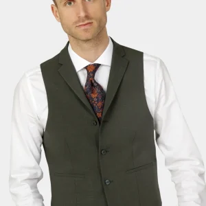 Grøn Italiensk super stretch vest