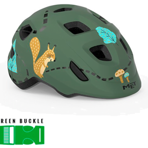 MET Helmet Hooray Green Forest/Glossy
