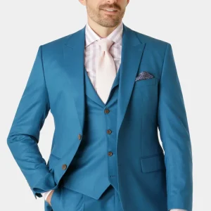 Moroccan blue jakkesæt med vest