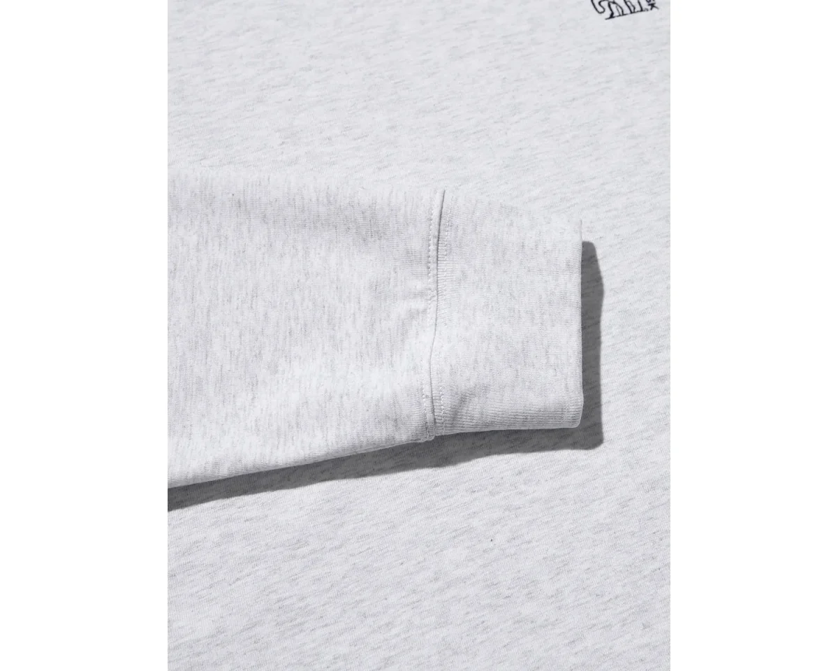 Small Polar Bear Long Sleeve T-Shirt Men's - Light Grey - Billede 6