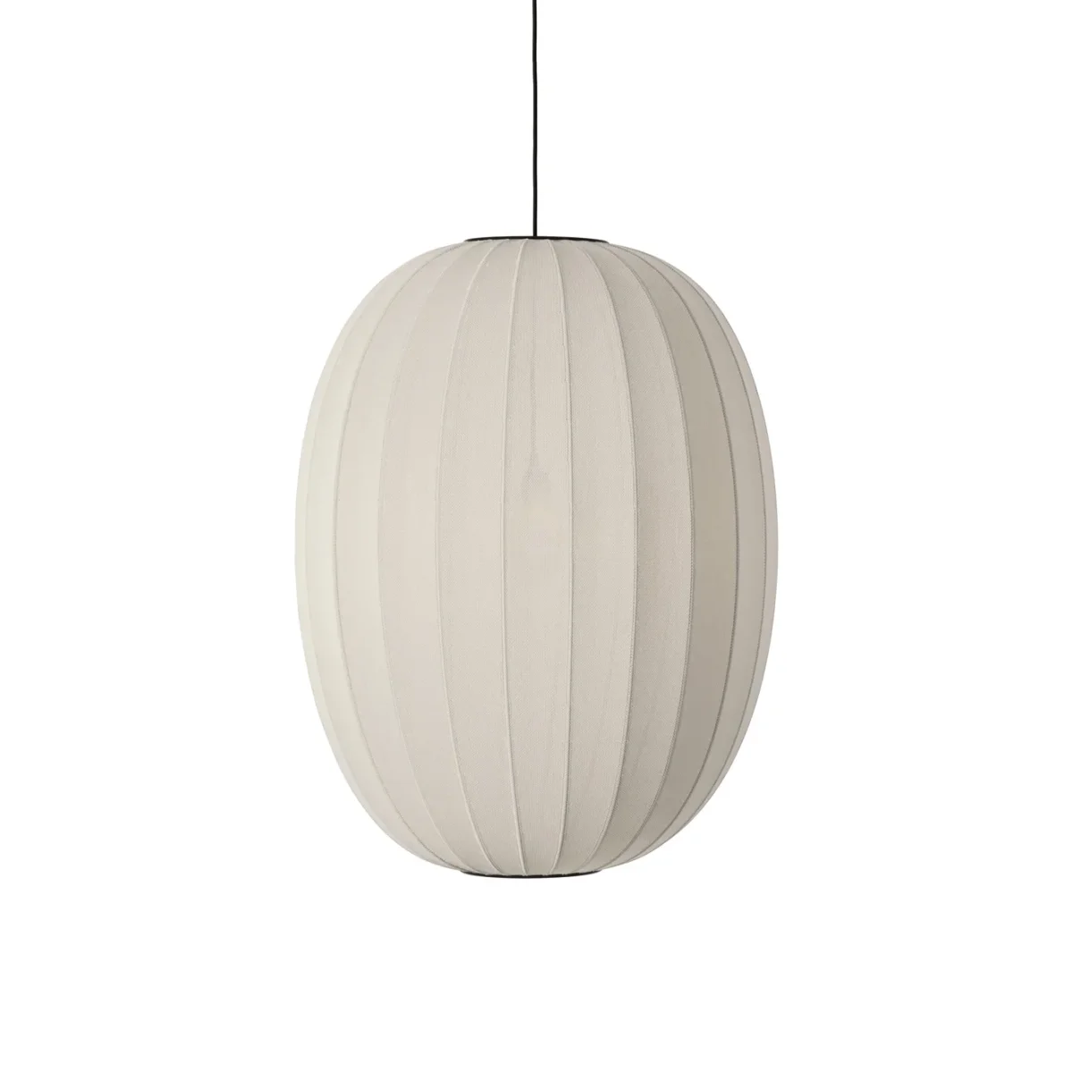 Knit-Wit 65 High Oval Pendant, Pearl White - Billede 2