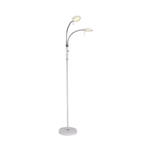 Vegas 2 arm hvid gulvlampe